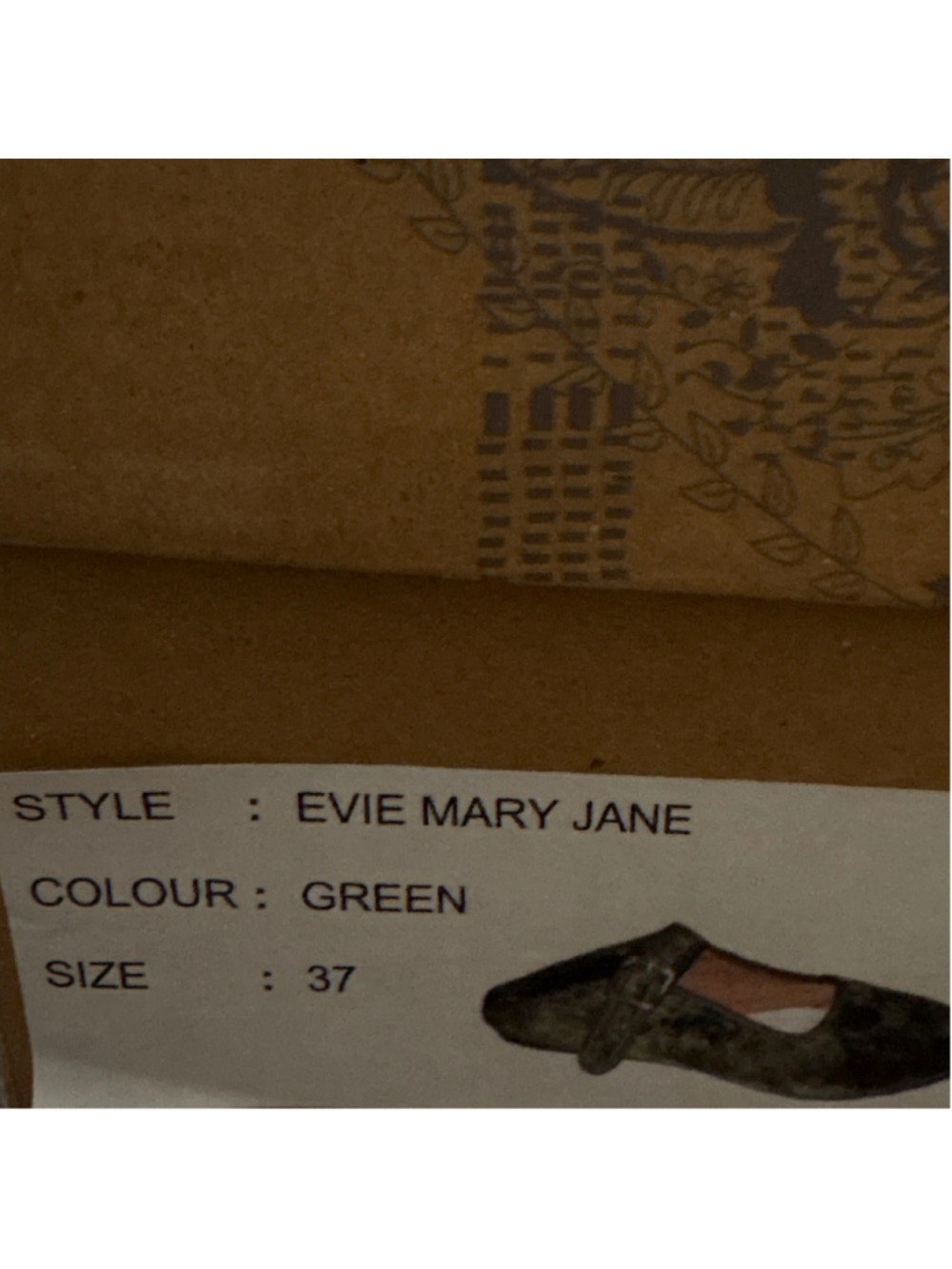 Free People Evie Mary Jane Velvet Flats Women's Size 37 (US/6) Green NIB - Picture 8 of 8